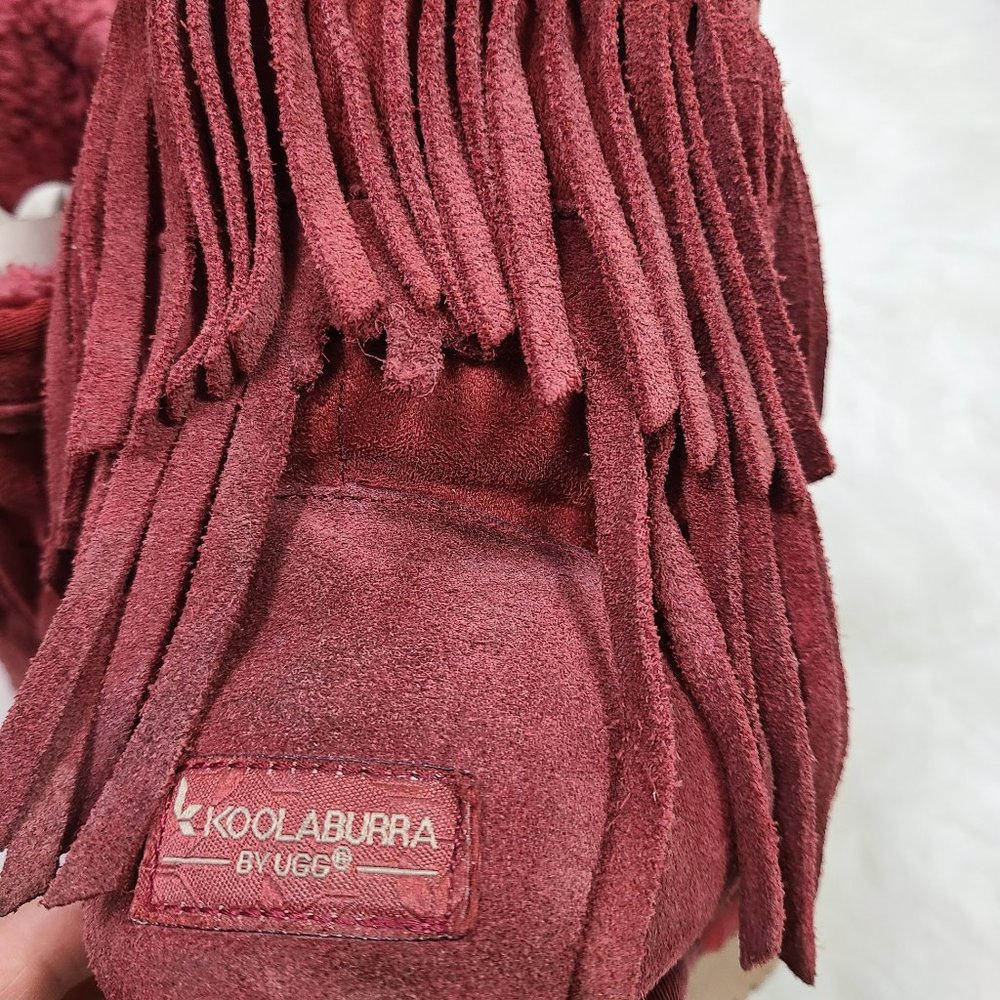 Koolaburra By Ugg Suede Tiered fringe Boots - Picture 10 of 13